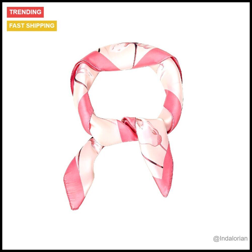 Satin Scarf Lightweight Fashion Head Neck Accessory Chic Elegant Y2K
